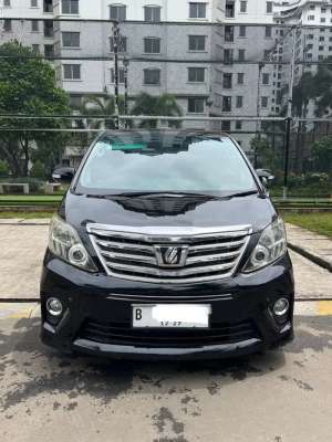 Jual bekas KM ANTIK ALPHARD SC AUDIOLESS NIK 2012 BLACK,lokasi di Jakarta Utara