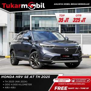 Jual bekas KM LOW 4RB Honda Hrv SE 2025 plat ganjil,lokasi di Jakarta Pusat