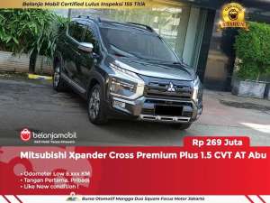 Jual bekas KM LOW 8RBMitsubishi Xpander Cross Premium Plus 1.5 AT 2023 2024,lokasi di  