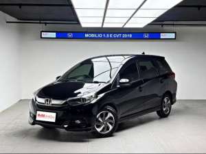 Jual bekas KM Low Honda Mobilio E 2019 Facelift BJM3,lokasi di Depok Kota