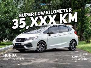 Jual bekas KM LOW JAZZ 1.5 RS CVT 2018 Honda Automatic,lokasi di Jakarta Timur
