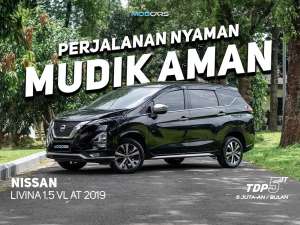 Jual bekas KM LOW LIVINA VL AT 2019 NISSAN AUTOMATIC MPV,lokasi di Tangerang Selatan Kota