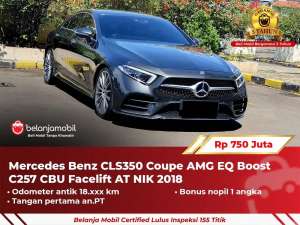 Jual bekas KM LOWMercedes Benz CLS 350 CLS350 Coupe AMG EQ C257 20182019,lokasi di Jakarta Timur