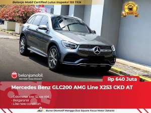 Jual bekas KM LOWMercedes Benz Mercy GLC200 GLC 200 AMG AT 2020 2021,lokasi di Jakarta Pusat