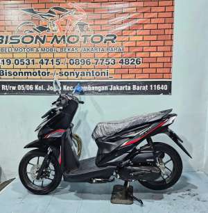 Jual bekas KM LOW SERIBUHONDA NEW BEAT CBS ESP LED 110 TH 2025 HITAM GLOSSY,lokasi di Tangerang Kota