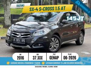 Jual bekas KM LOW Suzuki SX4 Scross 1.5 at 2016 Abu-Abu,lokasi di Jakarta Timur