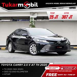 Jual bekas KM Recod Toyota Camry2.5 V AT 2020,lokasi di Jakarta Barat