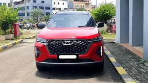 Jual bekas Km10rb chery tiggo 7 pro premium turbo two tone 2023 merah,lokasi di  ,Jakarta Utara
