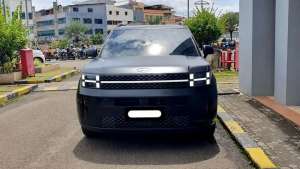 Jual bekas Km21rb hyundai santafe santa fe calligraphy hev hybrid 2025 hitam,lokasi di Jakarta Utara