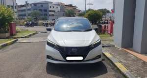 Jual bekas Km25rb nissan leaf ev two tone 2023 putih pajak panjang,lokasi di Jakarta Utara