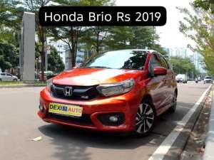 Jual bekas KM30000HONDA BRIO RS AT 2020 NIK 2019 ISTIMEWA KM RENDAH,lokasi di Jakarta Pusat