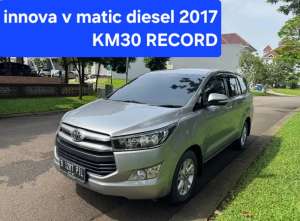 Jual bekas KM30RB ASLI INNOVA V AT DIESEL 2018 TOYOTA NIK 2017,lokasi di Tangerang Kota