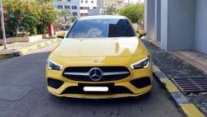 Jual bekas Km31rb mercedes benz mercy cla200 amg line 2019 kuning,lokasi di Jakarta Utara