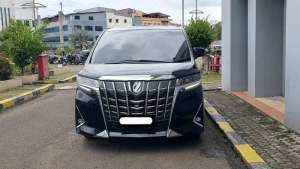 Jual bekas Km36rb toyota alphard g atpm tss 2022 hitam pajak panjang,lokasi di Jakarta Utara
