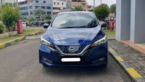 Jual bekas Km40rb nissan leaf ev electric 2021 biru,lokasi di  ,Jakarta Utara