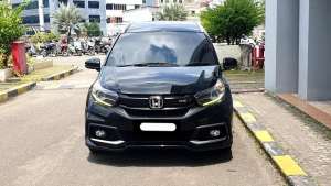 Jual bekas Km48rb honda mobilio rs cvt matic 2021 hitam,lokasi di Jakarta Utara