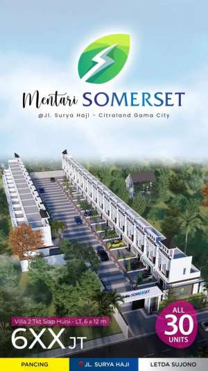 KOMPLEK MENTARI SOMERSET lokasi di Medan Kota, tersedia melalui melalui situs Olx
