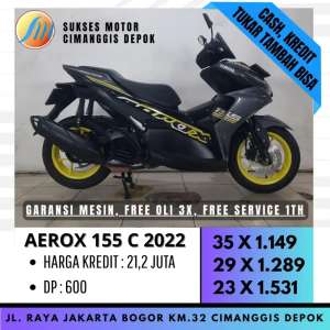 Jual bekas KREDIT AEROX 155 C 2022 PROMO CASHBACK UPTO 700 SUKSES MOTOR,lokasi di  ,Jakarta Timur