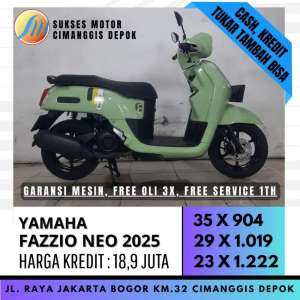 Jual bekas KREDIT FAZZIO NEO HYBIRD 2025 KARTU KREDIT FREE SERVICE 1TH,lokasi di Jakarta Timur