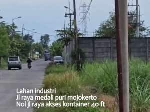 Lahan industri dekat by pas mojokerto lokasi di Mojokerto Kab., tersedia melalui melalui situs Olx