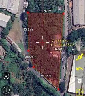 Lahan IndustriKebomas, Gresik lokasi di Surabaya Kota, tersedia melalui melalui situs Olx