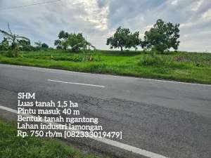 Lahan industri mantup lamongan lokasi di Lamongan  Kab., tersedia melalui melalui situs Olx