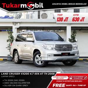 Jual bekas Land Cruiser VX200 4.7 4x4 ATjapan spec,lokasi di Jakarta Selatan