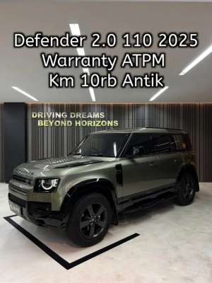 Jual bekas Land Rover Defender 110 2.0L 300PS SE 2025 Hijau B808NKA Nik 2023,lokasi di Jakarta Pusat