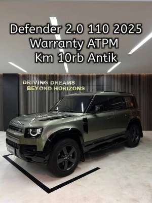 Jual bekas Land Rover Defender 110 2.0L 300PS SE 4x42023 Hijau B808NKA Km10rb,lokasi di  ,Jakarta Selatan