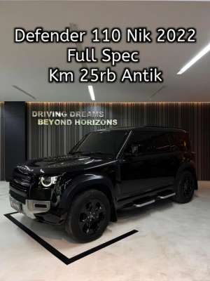 Jual bekas Land Rover Defender 110 SE 2.0 AT 2023 Hitam Km25rb Nik 2022,lokasi di  ,Jakarta Utara