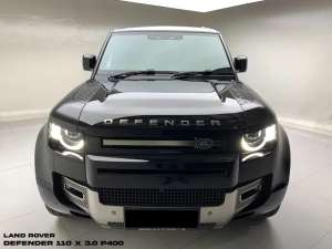 Jual bekas LAND ROVER DEFENDER 110 X 3.0 P400 AWD 2022SANTORINI BLACK ON TAN,lokasi di Jakarta Selatan