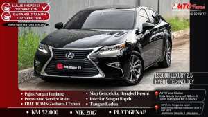 Jual bekas Lexus ES300h Luxury 2.5 Hybrid Technology NIK 2017 Black On Black,lokasi di Tangerang Selatan Kota