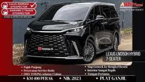 Jual bekas Lexus LM350h Hybrid 7-Seater Pemakaian 2024 Black On Black NIK 2023,lokasi di Tangerang Selatan Kota