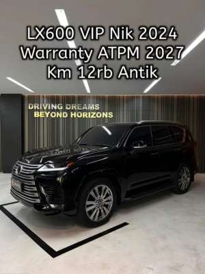 Jual bekas Lexus LX600 VIP 4-Seater 2025 Hitam Nik 2024,lokasi di Jakarta Utara