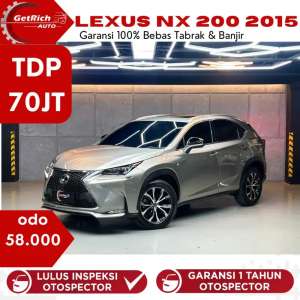 Jual bekas Lexus NX 200 F Sport 2015 warna Abu2,lokasi di  ,Jakarta Utara