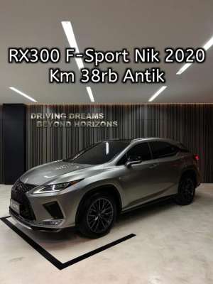 Jual bekas Lexus RX300 RX300T F-Sport 2021 Abu2 met Km38rb B1563BLR Nik 2020,lokasi di Jakarta Pusat