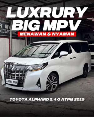 Jual bekas LOW KILOMETER 20 RIBUToyota ALPHARD G ATPM 2019ANM,lokasi di Bandung Kota