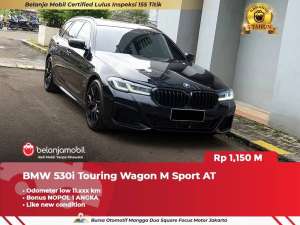 Jual bekas LOW KM 11RBBMW 530i 530 i Touring Wagon M Sport AT 2023 2024,lokasi di  ,Jakarta Selatan