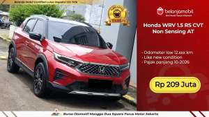 Jual bekas LOW KM 12RBHonda WR-V WRV WR V 1.5 RS CVT Non Sensing 20232024,lokasi di Depok Kota