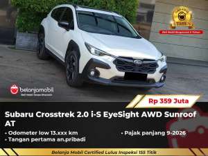 Jual bekas LOW KM 13RBSubaru Crosstrek 2.0 i-S EyeSight AWD AT 20232024,lokasi di Tangerang Selatan Kota