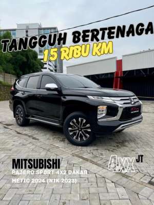 Jual bekas Low KM 15 ribu Mitsubishi Pajero Sport 4x2 Dakar AT 2024 NIK 2023,lokasi di Jakarta Selatan