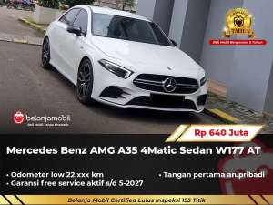 Jual bekas LOW KM 22RBMercedes Benz Mercy AMG A 35 A35 4Matic W177 20222023,lokasi di Tangerang Kota