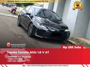 Jual bekas LOW KM 24RBToyota Corolla Altis 1.8 V AT 20202021,lokasi di  ,Depok Kota