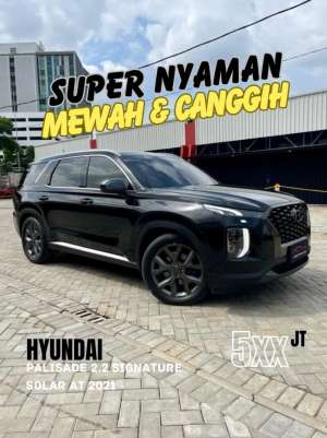 Jual bekas Low KM 36 ribu Hyundai Palisade 2.2 Signature Solar AT 2021,lokasi di Jakarta Selatan