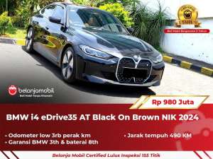 Jual bekas LOW KM 3RBBMW i4 i 4 eDrive35 eDrive 35 AT 20242025,lokasi di Jakarta Barat