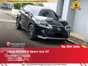 Jual bekas LOW KM 44RBLexus NX200 NX 200 F-Sport F Sport 4x2 20172018,lokasi di Jakarta Utara