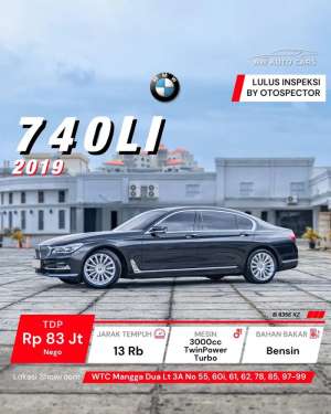 Jual bekas LOW KM BMW 740Li 2019 pure excellence 2020,lokasi di Jakarta Utara