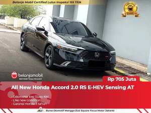 Jual bekas LOW KMHonda Accord 2.0 RS E-HEV Sensing AT Hitam 20242025,lokasi di  