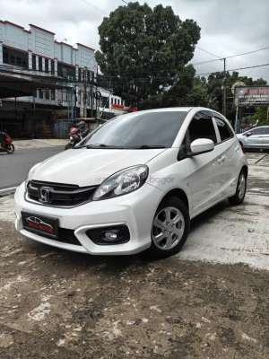 Jual bekas LOW KM HONDA BRIO E CVT 2018 MATIC,lokasi di Bogor Kab.