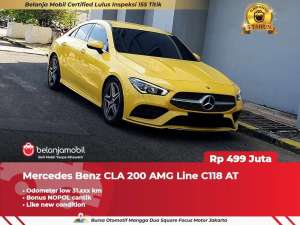 Jual bekas LOW KMMercedes Benz Mercy CLA200 CLA 200 C118 AT 20192020,lokasi di Jakarta Selatan